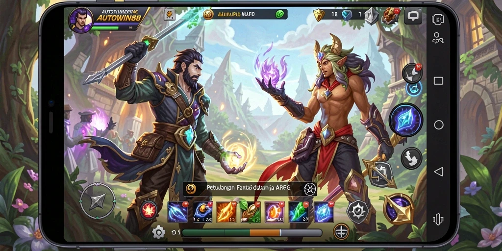 Gameplay seru dengan pertarungan dinamis di AUTOWIN88.