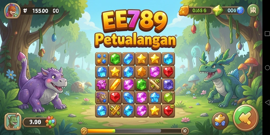 Tampilan gameplay EEU789 yang penuh warna dan menarik.