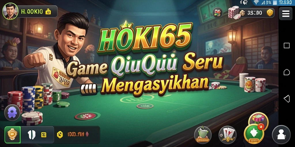 Screenshot HOKI65 menampilkan gameplay QiuQiu yang seru.