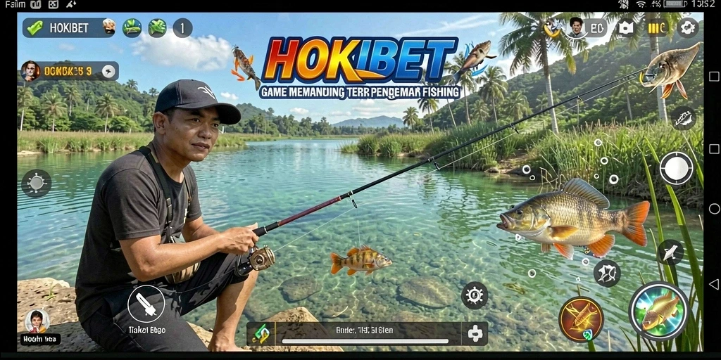 Tangkapan ikan besar dalam gameplay HOKIBET yang mendebarkan.