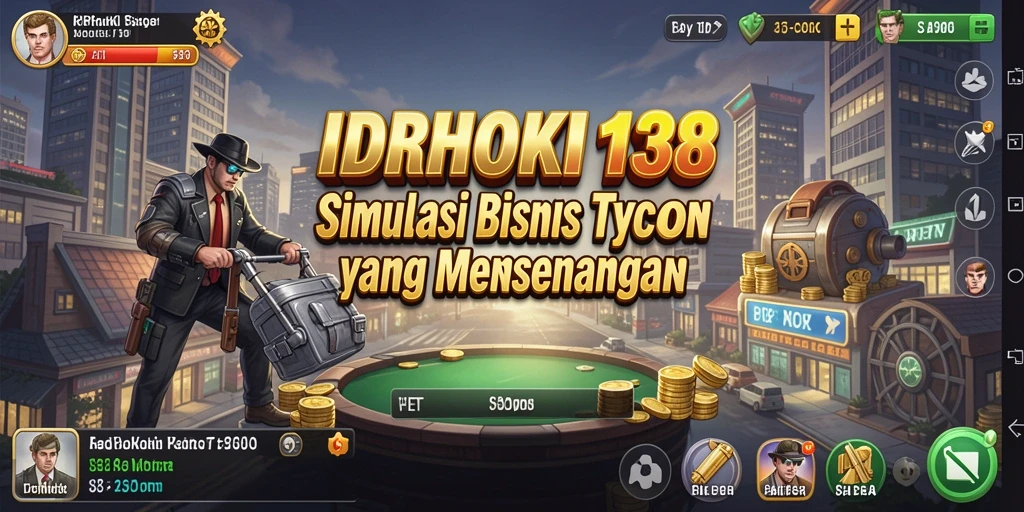 Gameplay menarik dari IDRHOKI138 dengan elemen bisnis Tycoon.