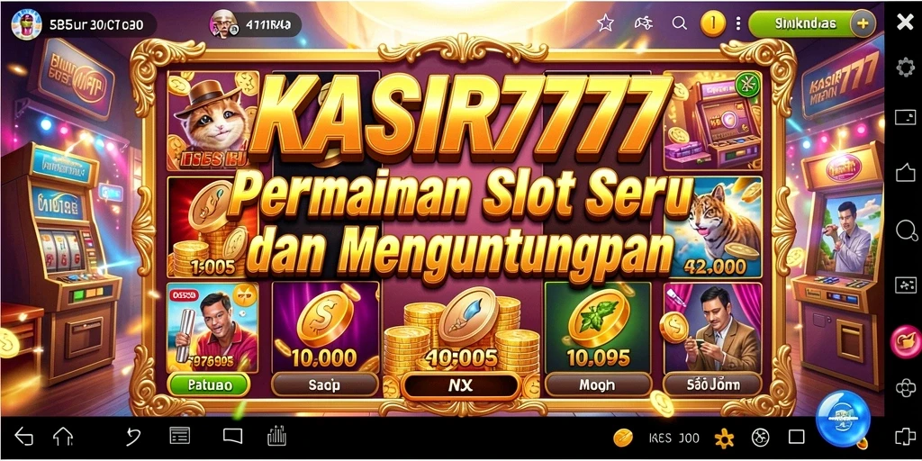 Tampilan gameplay seru dari KASIR777 dengan slot yang menantang.