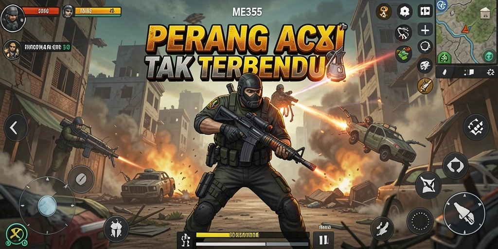 Gameplay inti ME355 dengan aksi dan pertarungan yang mendebarkan.