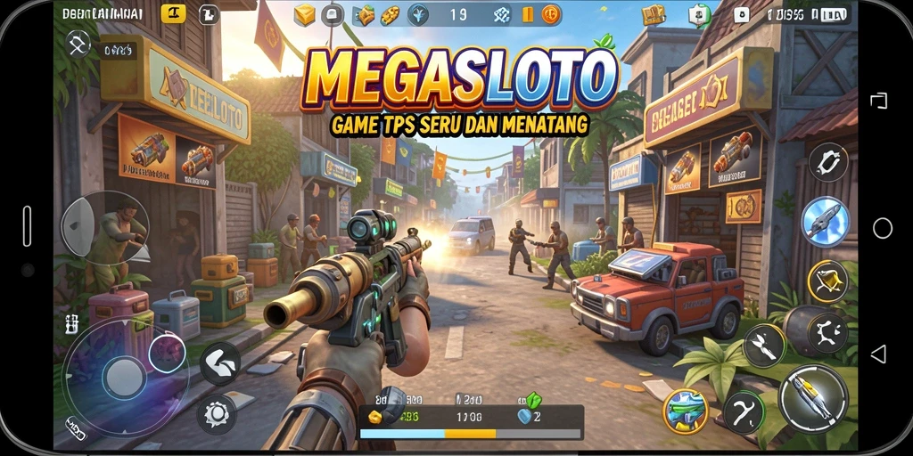 Tampilan gameplay seru dalam MEGASLOTO yang penuh tantangan.