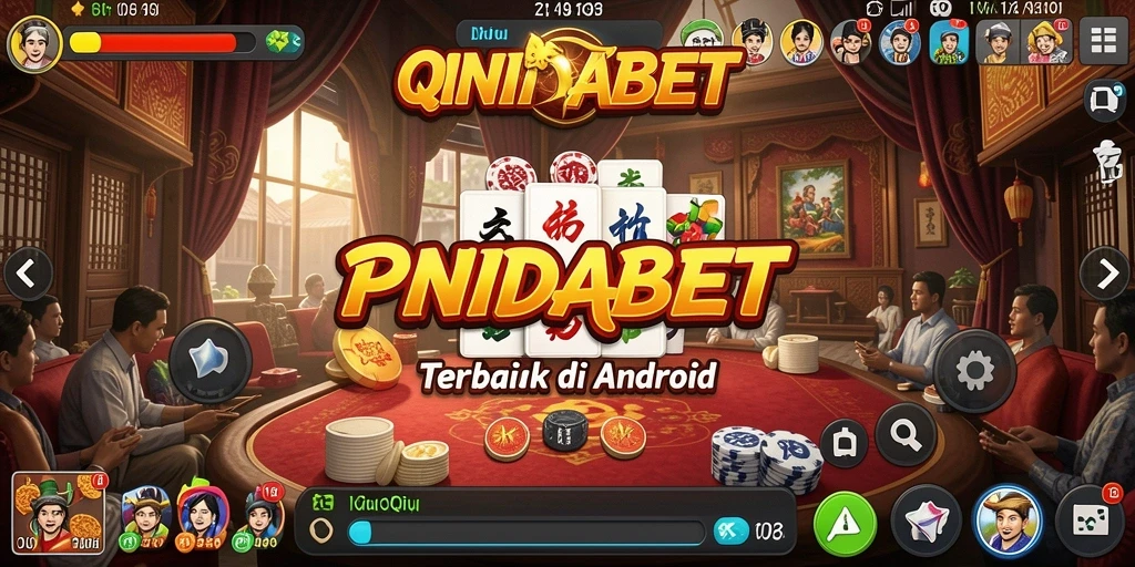 Tampilan gameplay seru dalam PENIDABET dengan kartu QiuQiu.