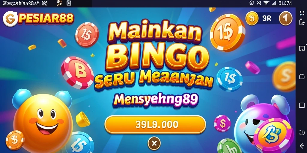 Tampilan gameplay seru di aplikasi PESIAR88 Bingo.