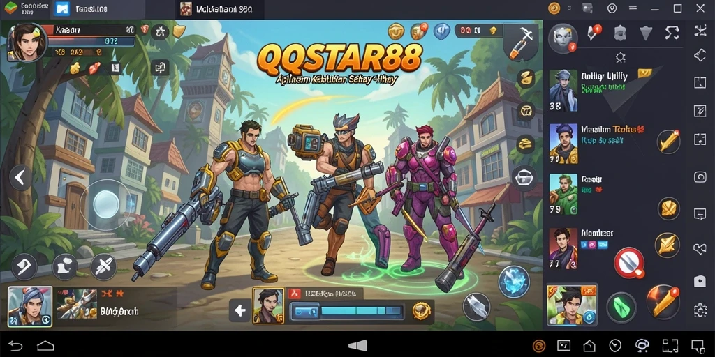 Tampilan utama QQSTAR88 dengan fitur-fitur canggih untuk produktivitas.