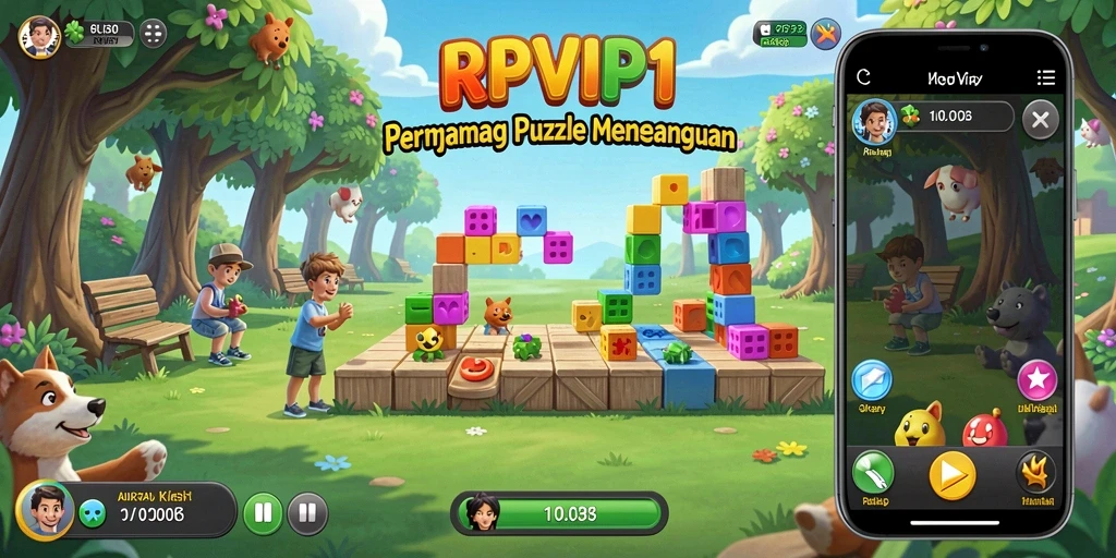 Tampilan permainan RPVIP1 dengan teka-teki yang menarik dan beragam.