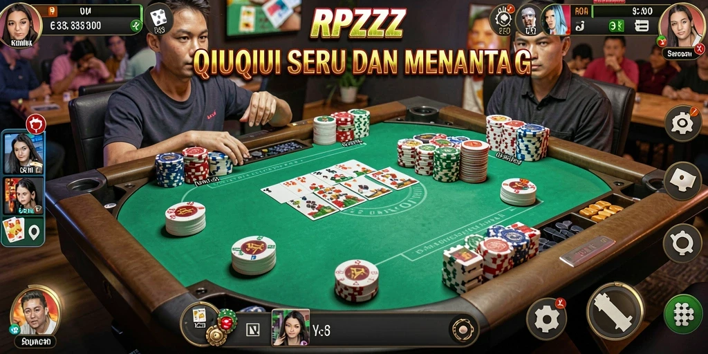Screenshot gameplay RPZZZ menampilkan aksi QiuQiu yang mendebarkan.
