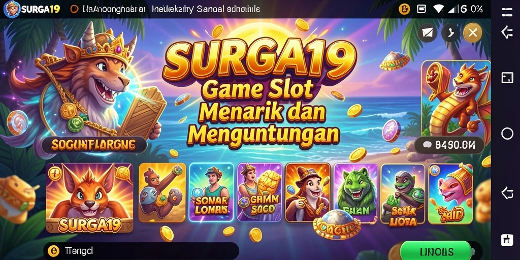 Tampilan gameplay yang menarik dari game Slot SURGA19.