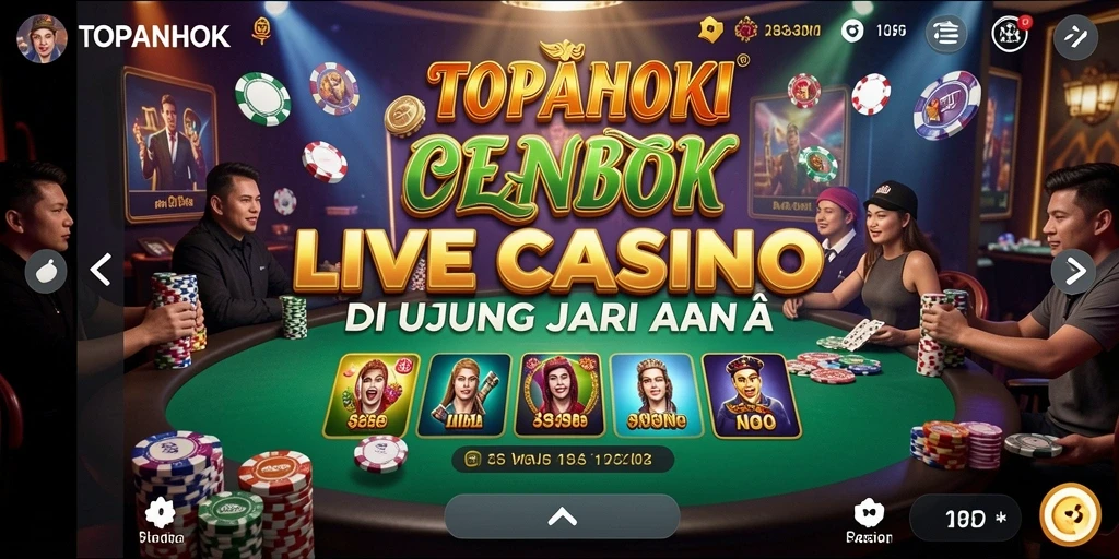 Tangkapan layar utama dari gameplay Live Casino TOPANHOKI yang menarik.