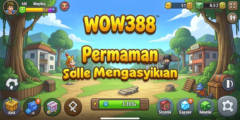 Tampilan gameplay WOW388 yang mengasyikkan dan penuh warna.